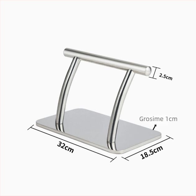 Suport pentru picioare pentru scaun de coafură, oțel inoxidabil, stil modern, model Pedal, brand Xindali, demontabil