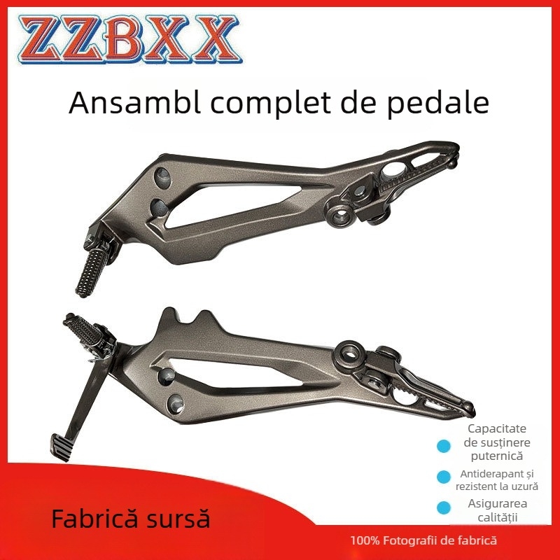 Pedale pentru motocicleta Vento Tornado250 și Rocketman250 | Aliaj de aluminiu | Pedal spate | Finisaj cu pulbere