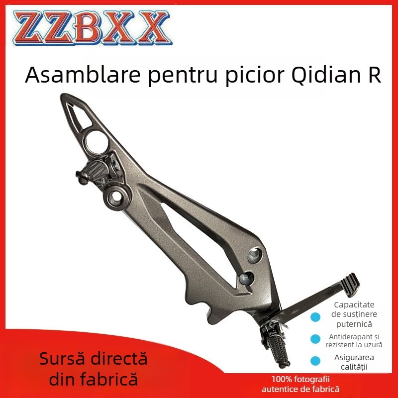 Pedale pentru motocicleta Vento Tornado250 și Rocketman250 | Aliaj de aluminiu | Pedal spate | Finisaj cu pulbere