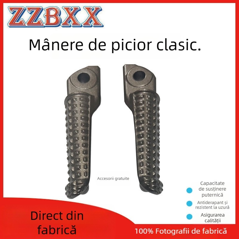 Pedale pentru motocicleta Vento Tornado250 și Rocketman250 | Aliaj de aluminiu | Pedal spate | Finisaj cu pulbere