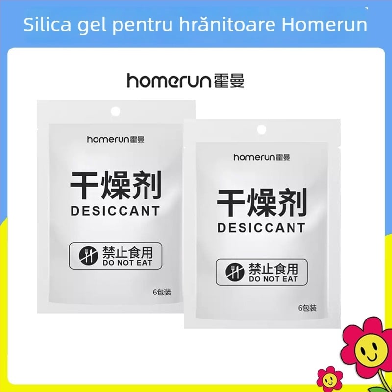 Desicant 6-pachet pentru alimentator inteligent, rezistent la umezeală.