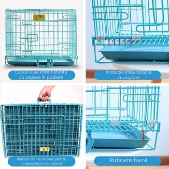 Lejia cușcă pentru câini din sârmă