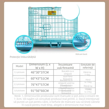 Lejia cușcă pentru câini din sârmă