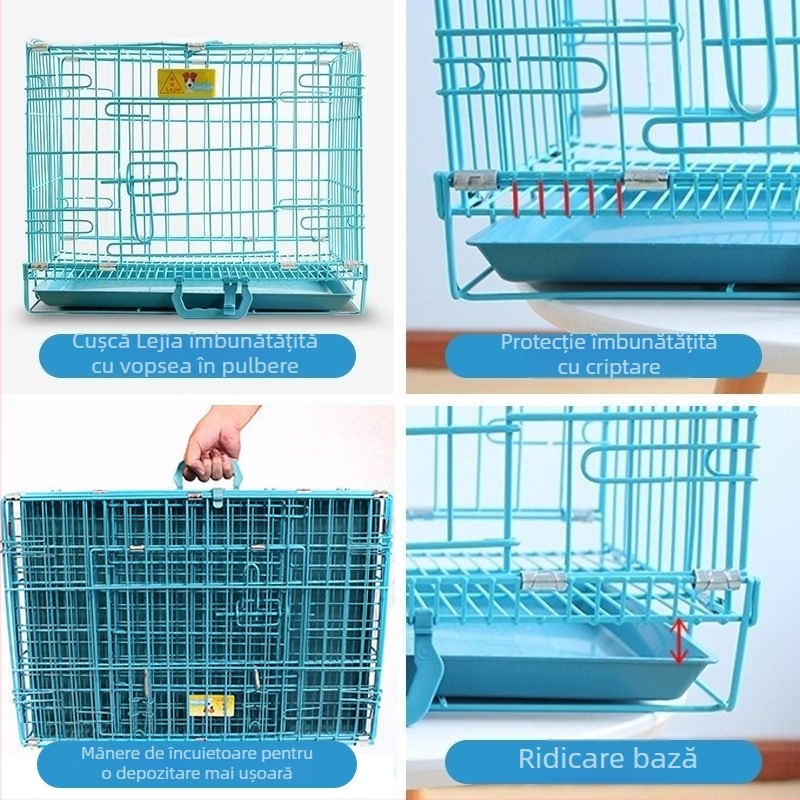 Lejia cușcă pentru câini din sârmă