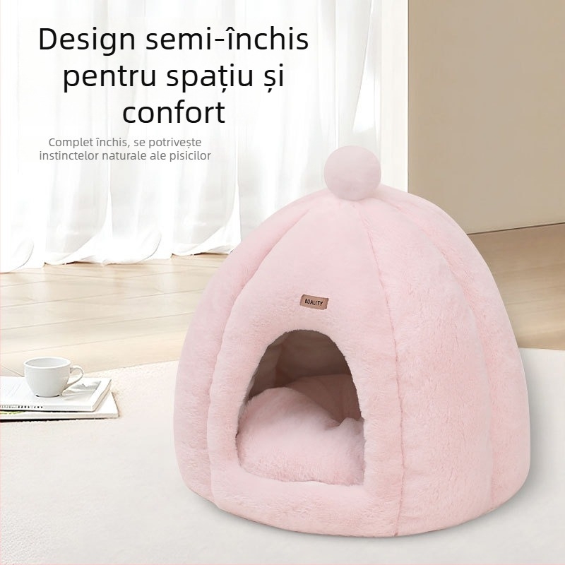 Cuib pentru animale de companie — din textile, origine Zhejiang, neexportat, potrivit pentru pisici.