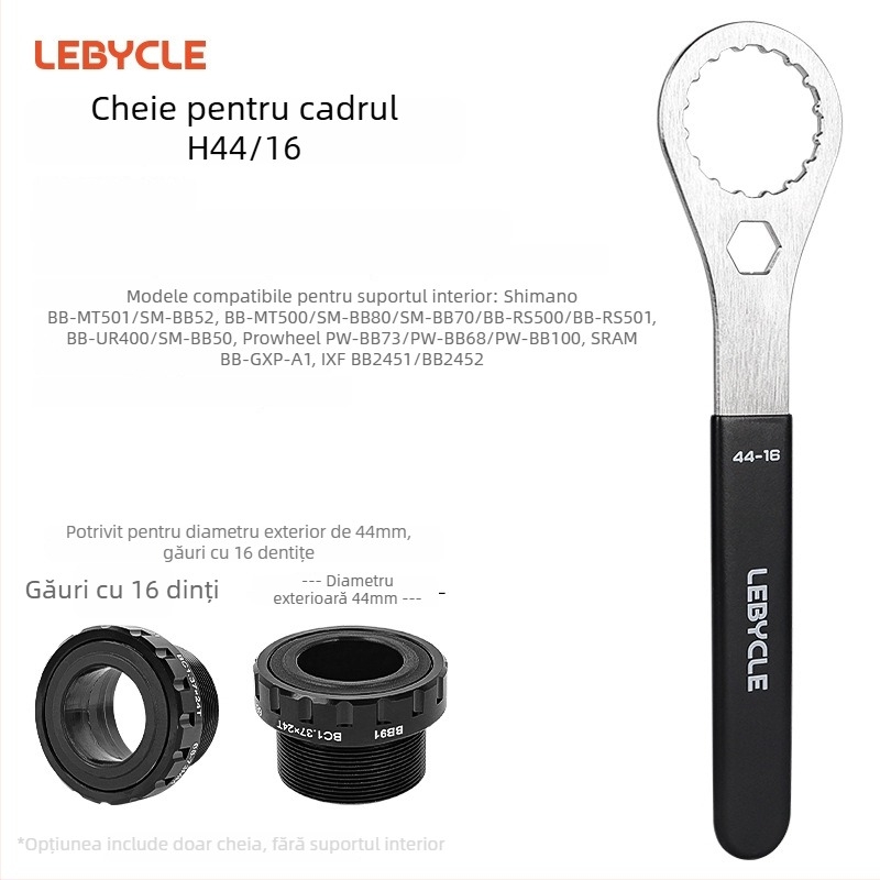 Lebycle oțel inoxidabil cheie pentru crankset integrat BB T47