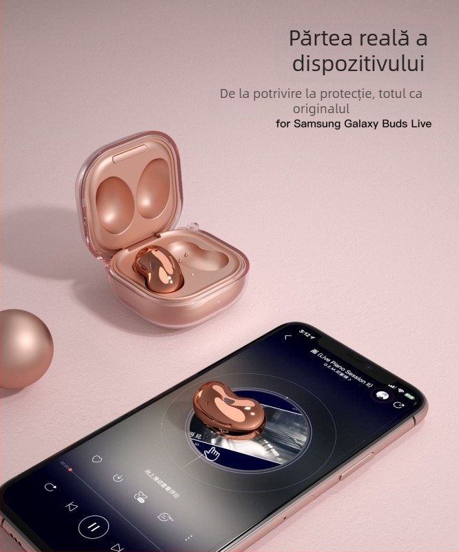 Husă pentru căști Samsung Buds Pro 2, Buds 2 și Live — TPU, turnare prin injecție, universală, personalizabilă