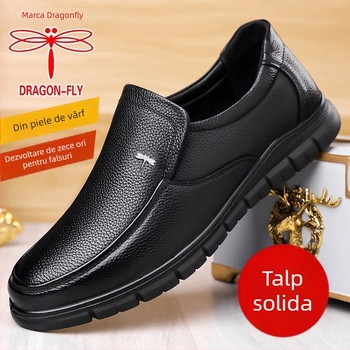 Loafers casual de iarnă pentru bărbați, din nubuk de vițel, cu căptușeală caldă, branț din lână, talpă anti-derapare din microfibră vulcanizată