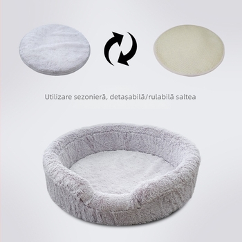 Senfu cuib pentru animale de companie — pentru câini, cald, somn profund, detașabil și lavabil, material burete fără praf