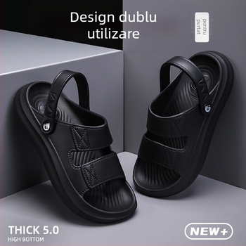 Sandale EVA pentru bărbați – vârf deschis, respirabile, impermeabile, anti-derapare, vară 2024