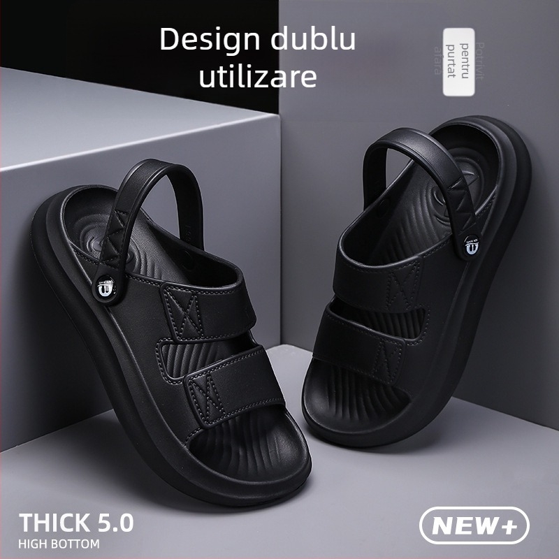 Sandale EVA pentru bărbați – vârf deschis, respirabile, impermeabile, anti-derapare, vară 2024