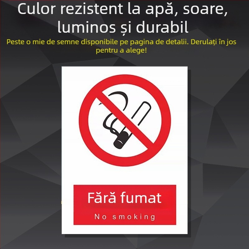 Indicator de siguranță pentru utilaje din oțel inoxidabil – serigrafie/gravură, semnalizare pentru echipamente industriale, personalizabil