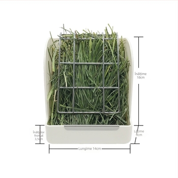 Radish Valley cuib plastic pentru animale de companie — suport fix, în stil macaroon, pentru iarbă