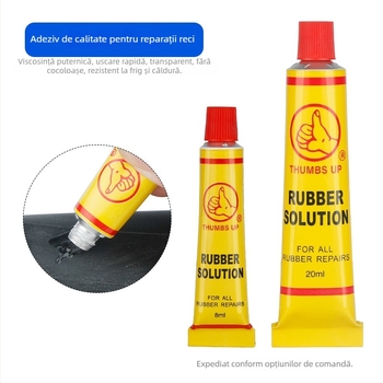 Kit de reparație a anvelopelor, portabil, reparații ale scurgerilor din camera de aer, adeziv rece pentru reparații, pentru biciclete (munte și oraș)