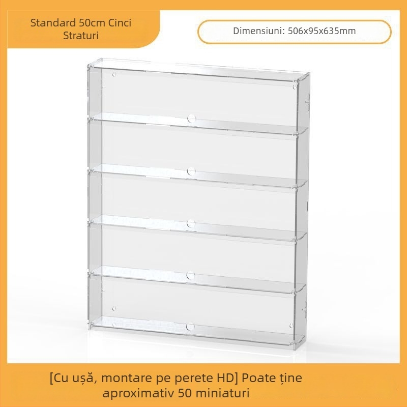 Raft de afișaj din acril pentru Ultraman Bruco figurine Blind Box, montaj pe perete, protecție la praf, capacitate 2 L, imprimare logo, personalizare