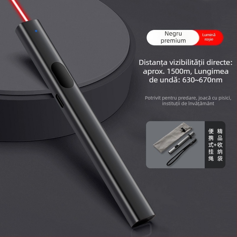 Zhizhan Laser Pointer – Putere Înaltă, Corp Metalic, Laser cu Punct Unic, Pentru Conferințe