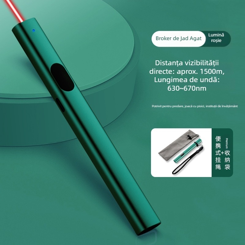 Zhizhan Laser Pointer – Putere Înaltă, Corp Metalic, Laser cu Punct Unic, Pentru Conferințe