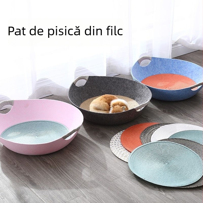 Cuib pentru pisici din felt Hongtong felt