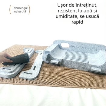 Cuib pentru pisici din fetru • Culoare și dimensiune personalizabile • (Material: felt (fibra poliesterică); Grosime: 12 mm; Certificare: OEKO-TEX STANDARD 100; Standard de mediu: conform gb/t43839-2024)