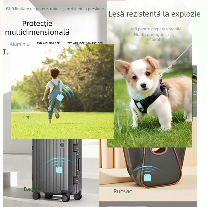 Modelul 1202 • baterie 210 mAh • placă ABS+ • compatibil cu iOS • Urmărire/Alarmă