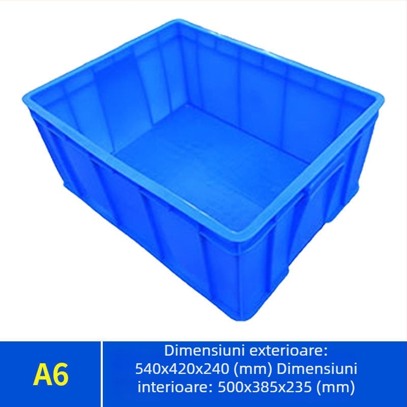 Cutie de depozitare cu capac Paiku — plastic PE, rezistentă, pereți de 2 mm, capacitate de încărcare 300, greutate 1,62 kg