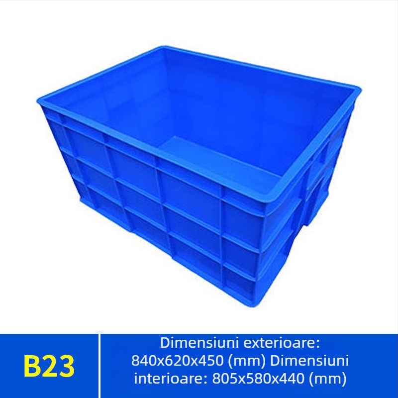 Cutie de depozitare cu capac Paiku — plastic PE, rezistentă, pereți de 2 mm, capacitate de încărcare 300, greutate 1,62 kg