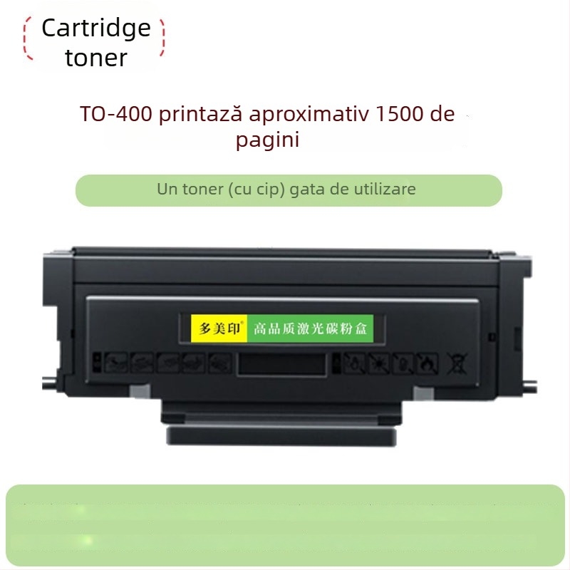 Casetă de toner pentru imprimante cu laser — Duomei Printing; compatibilă cu P3010D/P3010DW/P3300DN/P3300DW/P3320D/M6700D/M6700; randament 1.5K/3K/6K/12K pagini; modele originale TO-400/TO-400H/TO-400X/DO-400.