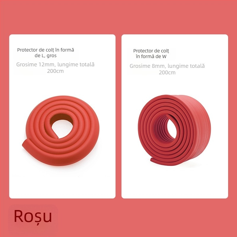 Bandă de protecție a marginii mesei pentru bebeluți și copii, lărgită și groasă; marca Qian Cloud; 100 bucăți; fără import