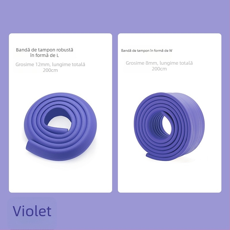 Bandă de protecție a marginii mesei pentru bebeluți și copii, lărgită și groasă; marca Qian Cloud; 100 bucăți; fără import