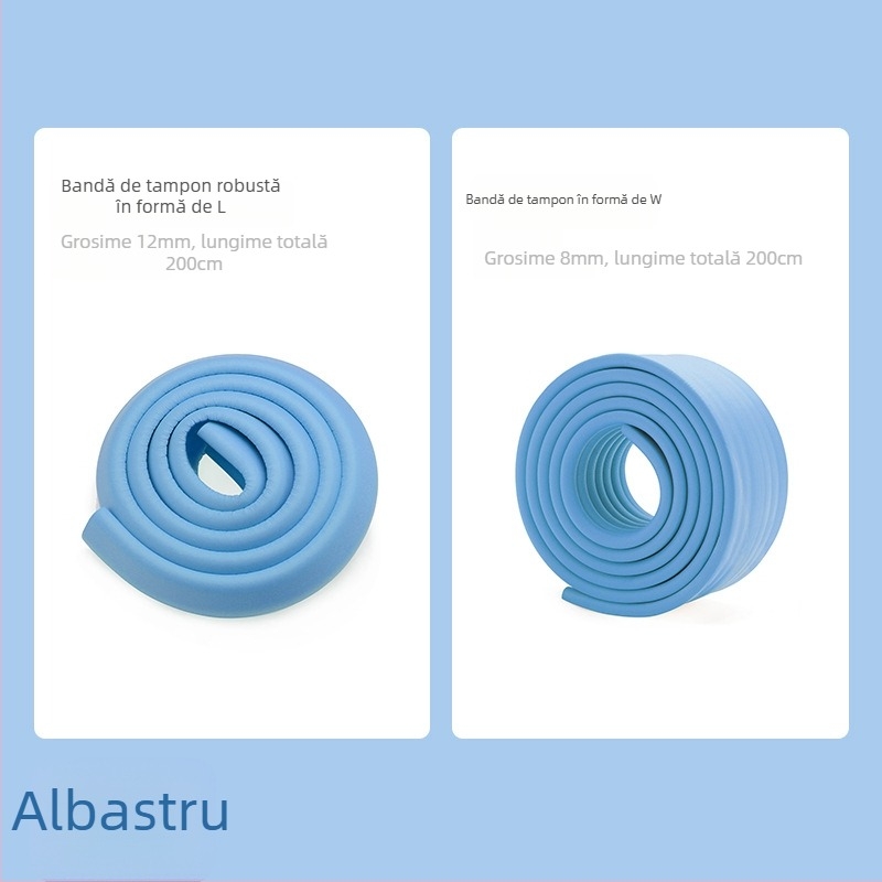 Bandă de protecție a marginii mesei pentru bebeluți și copii, lărgită și groasă; marca Qian Cloud; 100 bucăți; fără import