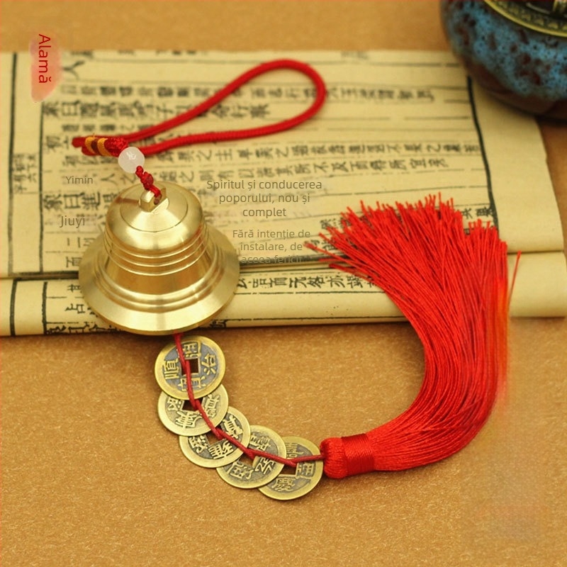 Clopot de vânt din cupru – decor suspendat, stil chinezesc, pentru casă, uz general și temple