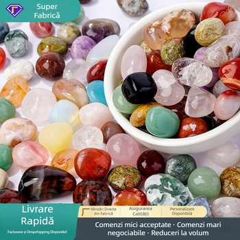 Piatră decorativă din cristal – Piatră de aromaterapie pentru acvarii și ghivece, Cristal original stone, Stil minimalist modern