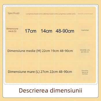 Cușcă portabilă pentru animale de companie mici, respirabilă (Material: burete/bumbac; Brand: Long term; Mărcile private autorizate: Da; Import: Nu)