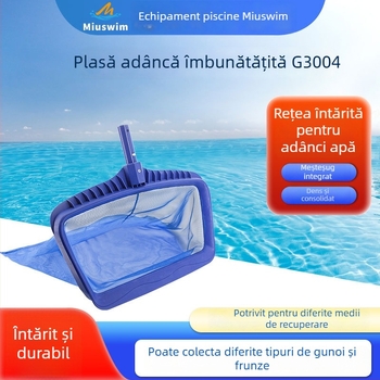 Plasă de curățare a piscinei – pentru apă adânc, colectare frunze, Emperor miao chi