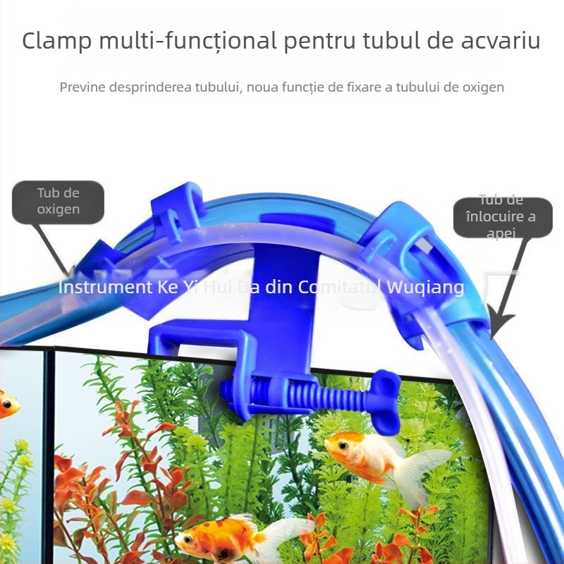 Clips pentru țeava de apă pentru acvariu - plastic, brand Shengrui, greutate 0.1, echipament pentru acvariu