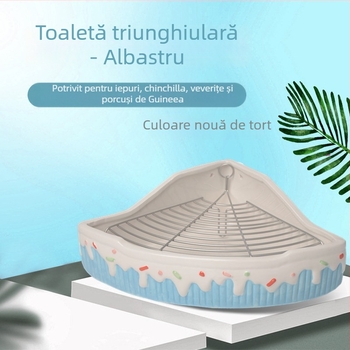 Toaletă ceramică în formă de ventilator pentru Totoro, cu sistem anti-răsturnare