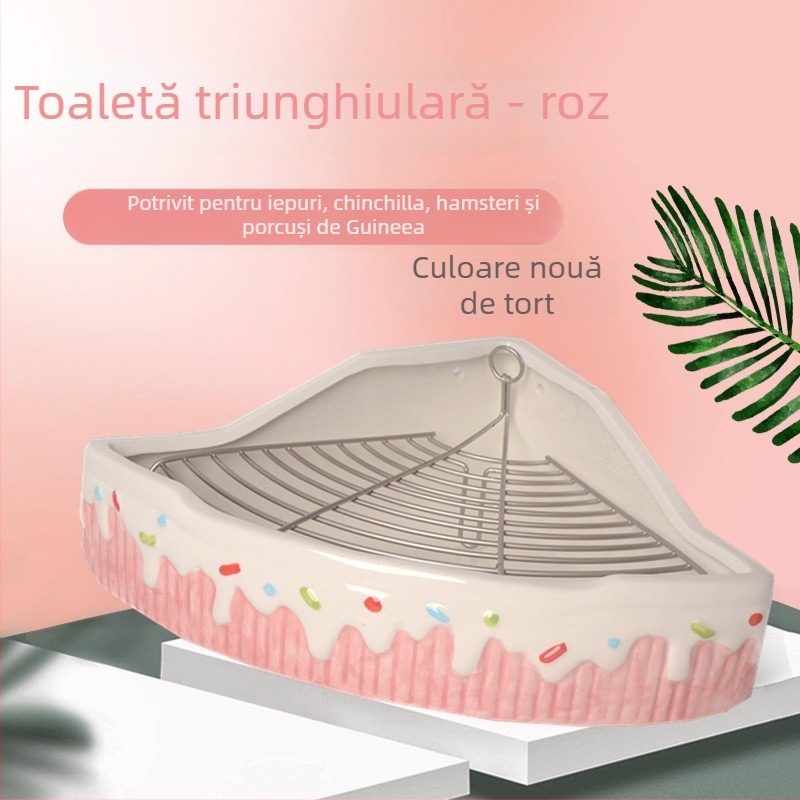 Toaletă ceramică în formă de ventilator pentru Totoro, cu sistem anti-răsturnare