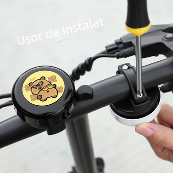 Claxon metalic pentru bicicletă, unisex, marcă bosivpwssy, cod produs Bell, neimportat