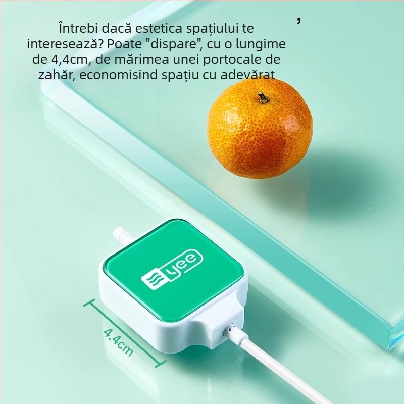 Pompa de oxigen pentru acvariu - silențioasă, integrată, mini-oxigenator pentru acvarii casnice - 560 g, brand Nepal, etichetă privată licențiată: Da