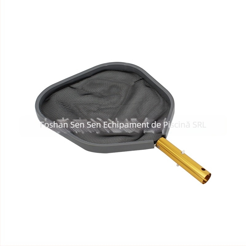 Plasă de piscină cu cadru din aluminiu – plasă densă pentru frunze și deșeuri, accesoriu de curățare pentru piscină