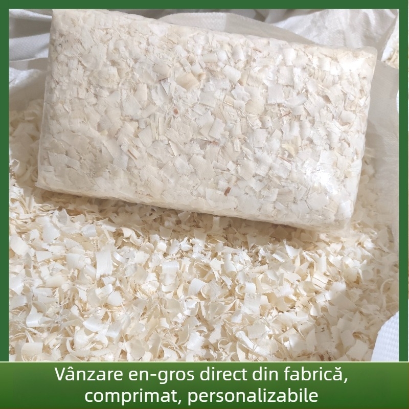 Așternut din rumeguș de plop pentru hamsteri, iepuri și papagali (Material: Rumeguș de plop; Origine: Hebei; Import: Nu; Brand: Jichen)