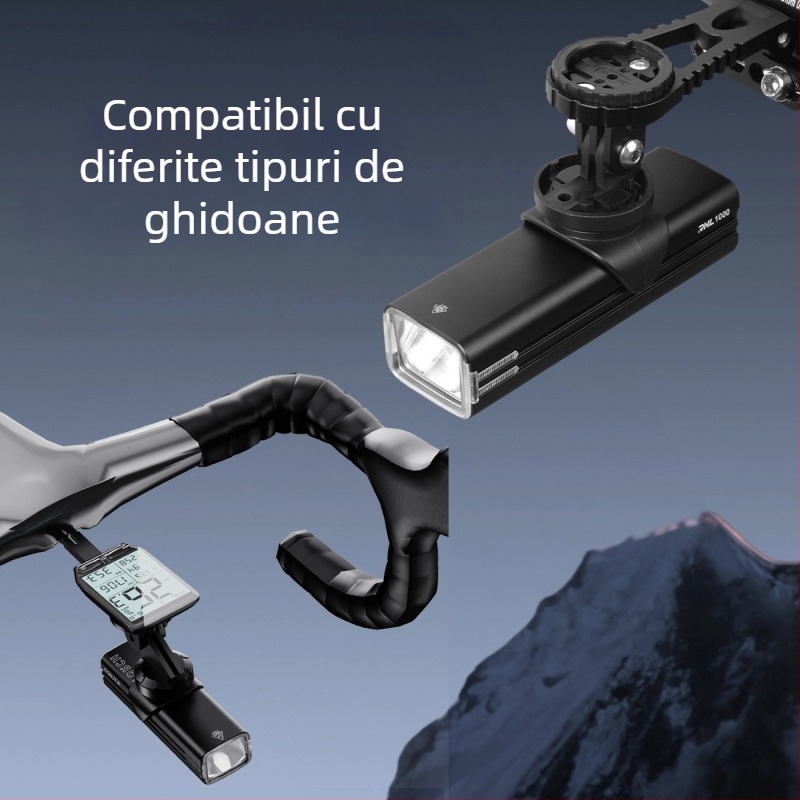 Lumină pentru bicicletă cu sonerie și telecomandă wireless pentru plimbări nocturne — luminozitate înaltă, putere mare, rezistentă la apă, pentru biciclete de drum.