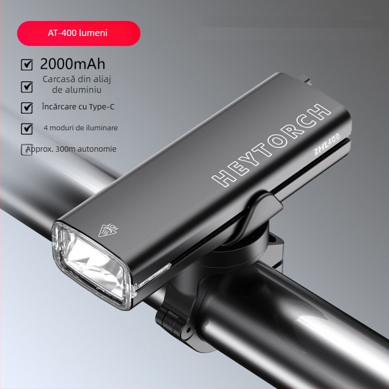 Lumină pentru bicicletă cu sonerie și telecomandă wireless pentru plimbări nocturne — luminozitate înaltă, putere mare, rezistentă la apă, pentru biciclete de drum.