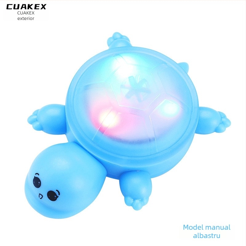 CUAKEX Lumină de semnalizare pentru bicicletă în formă de țestoasă, senzor inteligent, baterie de durată și lumină de avertizare