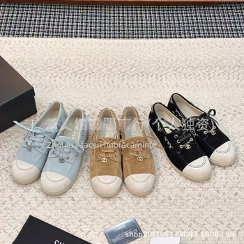 Pantofi sport din piele pentru femei, șireturi, vârf rotund, talpă din cauciuc, finisaj velur