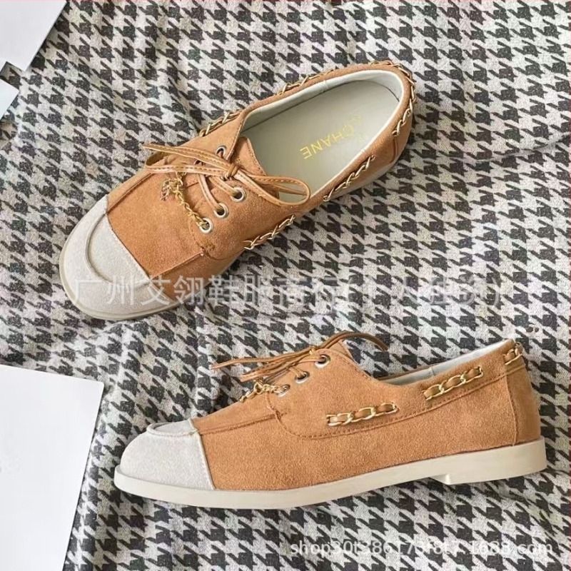 Pantofi sport din piele pentru femei, șireturi, vârf rotund, talpă din cauciuc, finisaj velur