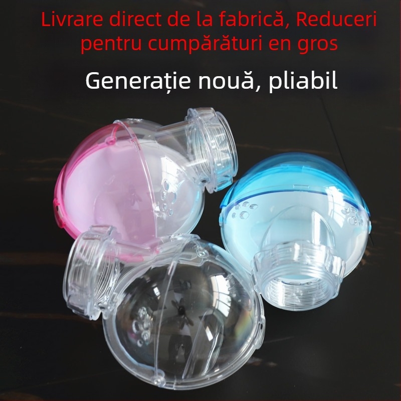 Casă de baie și nisip pentru hamster, structură din plastic, marcă Xingxingwen, model 01