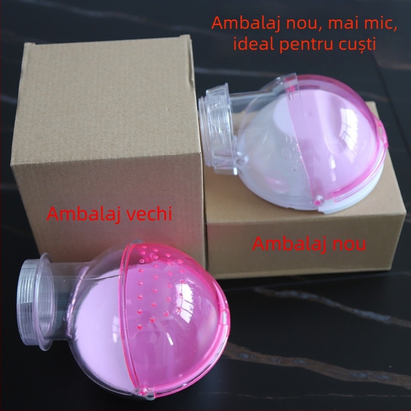 Casă de baie și nisip pentru hamster, structură din plastic, marcă Xingxingwen, model 01