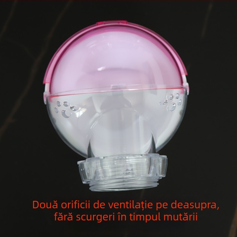 Casă de baie și nisip pentru hamster, structură din plastic, marcă Xingxingwen, model 01