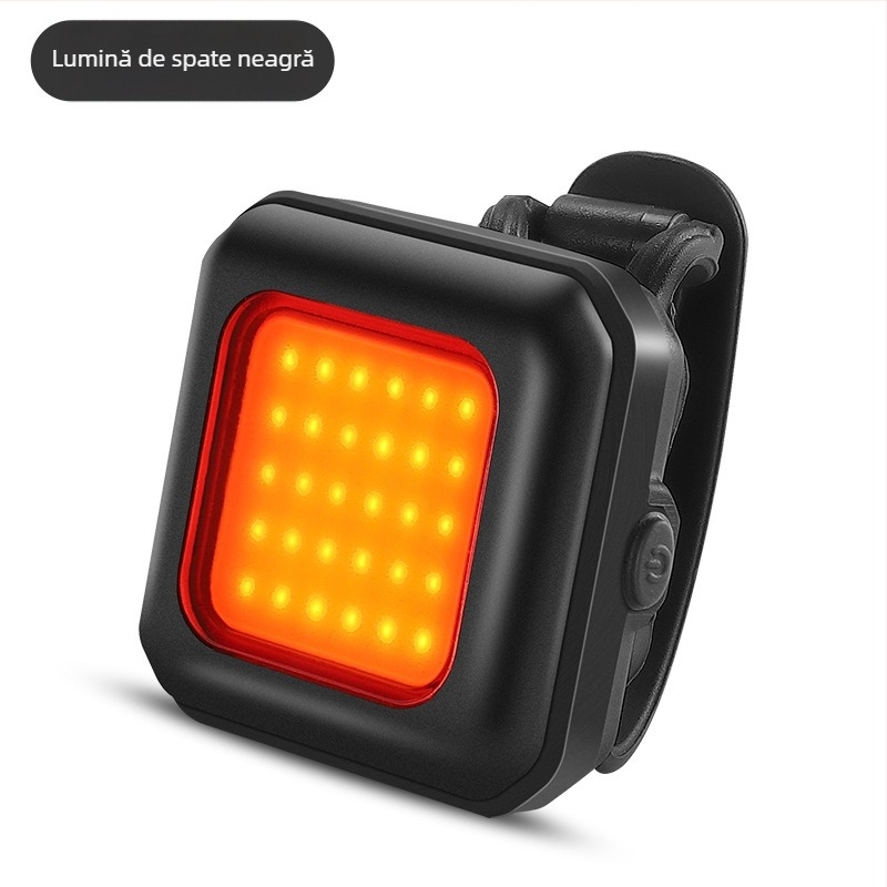 West Biking Lumină pentru bicicletă – față și spate, durată lungă, luminozitate mare, compact, pentru noapte pe biciclete de munte și de șosea